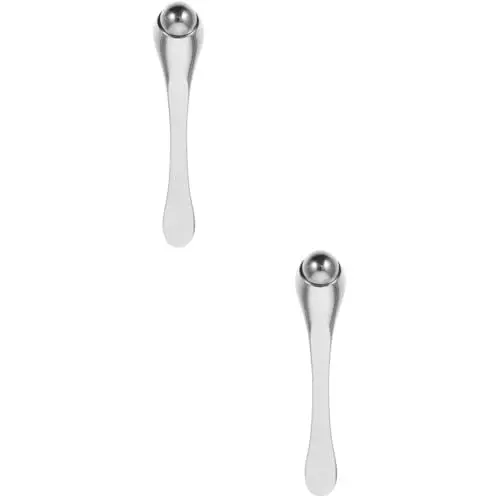 Produktbild: ULTECHNOVO 2 Stk Stick importieren anti aging massagegurt augenringe eye care gesichtsmassagegerät Pflege Scrollrad Schönheitsinstrument Augencreme Massagestab Rostfreier Stahl
