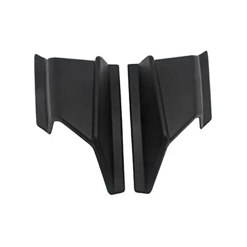 Produktbild: ULTECHNOVO Abs Verkleidung Winglets Schwarz Seite Spoiler Flügel für Dirt Bike Stilvolle Ersatz