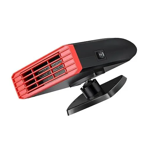 Produktbild: ULTECHNOVO 2st Auto Heizung Tragbare Autoheizung Tragbarer Auto-entfroster Abtauen Entnebler Demister Hitze Batterieheizung Heizungsgebläse Für Fahrzeuge Heizung Für Auto Auto-lüfter Abs Rot