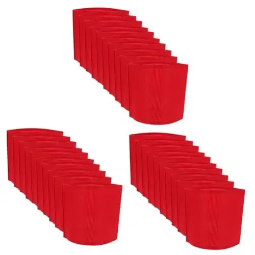 Produktbild: ULTECHNOVO 30 STK Dienstärmel Fahnen Flaggen Armbinde Für Schulmannschaft Verstellbare Führungsbinde Armbinde Für Kapitänsbinden Elastische Helle Armbänder Armbinden Twill-Stoff Rot