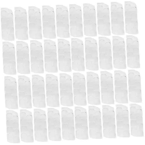 Produktbild: ULTECHNOVO 320 Stück Glas Antirutschmatte Glas Schreibtischunterlage Schrankkissen Punkte Transparente Möbelstoßstangen Schrankstoßstangen Glastischplatten Stoßstangen rutschfeste