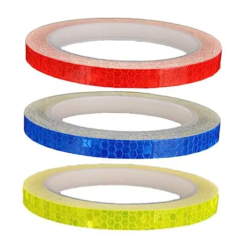 Produktbild: ULTECHNOVO 3St reflective tape reflektorbänder aufkleber auto fahrrad zubehör wasserdichtes Leuchtband wasserdichtes reflektierendes Band Mountainbike reflektierende Aufkleber Fahrrad