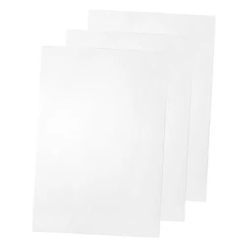 Produktbild: ULTECHNOVO 3 Stück Blatt Transparente Kunststoffplatte plastikfolie kunststofffolie bastel materialien bastelmaterial Rahmen -Anzeigetafel PVC