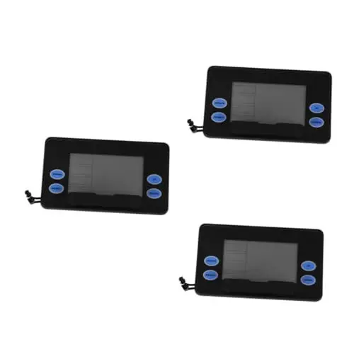 Produktbild: ULTECHNOVO 3st Digitales Anzeigeinstrument Für Rudergeräte Fitness-monitor-gerät Fahrradmonitor Fahrrad Tacho Fahrrad-geschwindigkeitsmesser Elektronisches Bauteil Black