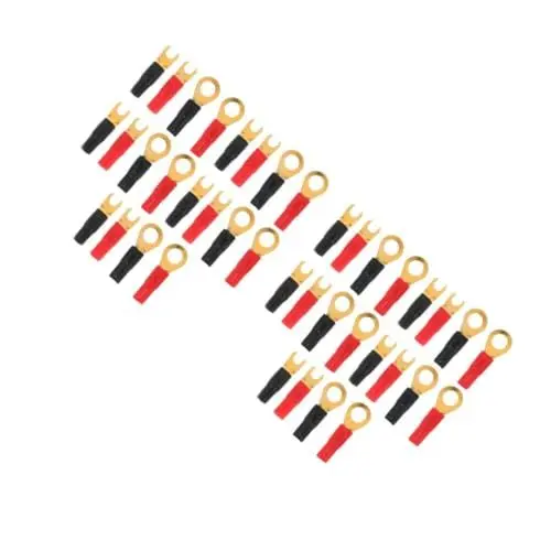 Produktbild: ULTECHNOVO 40 Stk Car-audio-terminal Stecker Für Lautsprecherkabel Radiokabelbaum-adapter Anlassermagnetkabel Crimp-anschlüsse Steckverbinder Radio-netzstecker Bin Antenne Für Radio Kupfer