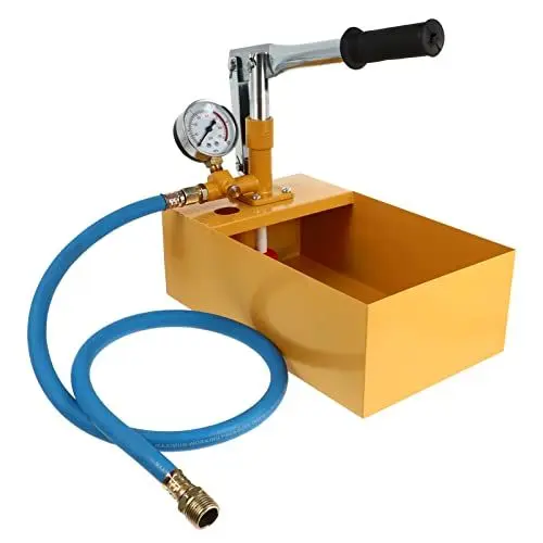 Produktbild: ULTECHNOVO 40 kg Aluminium Wasserdruckprüfpumpe Hydrostatische Pumpe Handpumpe Prüfgerät für Brunnenregner Feuerlöschsystem Bewässerungssysteme
