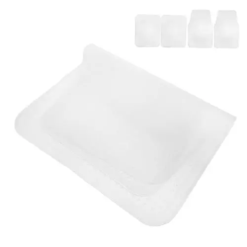 Produktbild: ULTECHNOVO 4-Teiliges Set Auto bodenmatte Automatten Automobilzubehör Autoboden LKW-Matten Abs rutschfeste Auto Fußmatte -teilige Auto Fußmatten Matten für Autos LKW-Fußmatten PVC Transparent