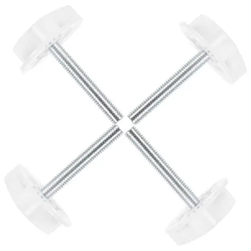 Produktbild: ULTECHNOVO 4er-pack Befestigungsschrauben Für Bettkopfteile M8-schrauben Und Unterlegscheiben Set Von Easy to Install