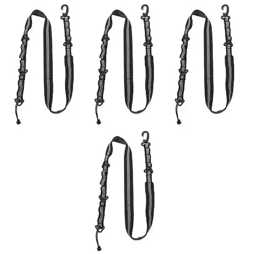 Produktbild: ULTECHNOVO 4 Stück Bergsteigergurt Mehrzweck-campinggurt Baumkletterseil Klettergurt Verdicken Lagergeschirr Kletterseilgürtel Klettergürtel Gepäck Und Taschen Breite Schultergurte Mann Nylon
