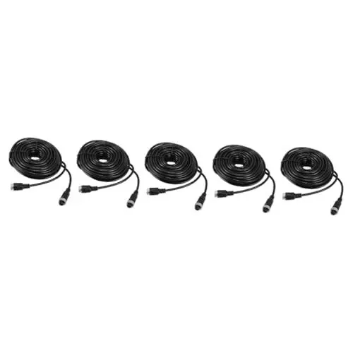 Produktbild: ULTECHNOVO 5St Überwachungsleitung rückfahrkamera verlängerungskabel Rückspiegelkamera Rückfahrkamera Kabel Auto Recorder Kabel Auto versorgung Verlängerungskabel für Dashcam Kamerakabel PVC