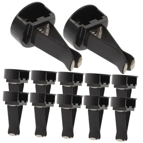 Produktbild: ULTECHNOVO 60 Stück Auto-clips Metall-auto-luft-clips Auto-entlüftungshalterungen Kompaktes Design Für Den Innenraum Ihres