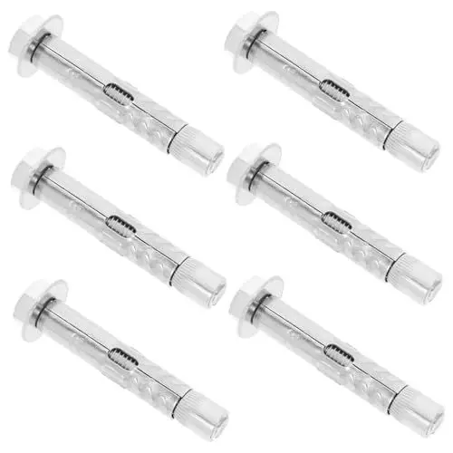 Produktbild: ULTECHNOVO Dehnschraube Ankerbolzen Außensechskantmutter Hülse M8x60mm Heavy Duty 6er Pack