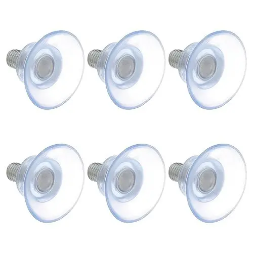 Produktbild: ULTECHNOVO 6st Saugnäpfe Ohne Haken Saugnapf Für Glastischplatten Antikollisions-saugnapf Glas Saugnapf Schreibtisch Aus Glas Anti-kollisions-saugnapf Saugnapf Anschrauben Aufhänger Haushalt