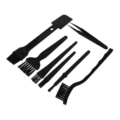 Produktbild: ULTECHNOVO 7stücke Tastaturbürsten-reinigungsset Set Antistatische Bürsten Für Elektronik Computer Telefon Laptop Und Autoinnenräume Tragbar Und Vielseitig Einsetzbar