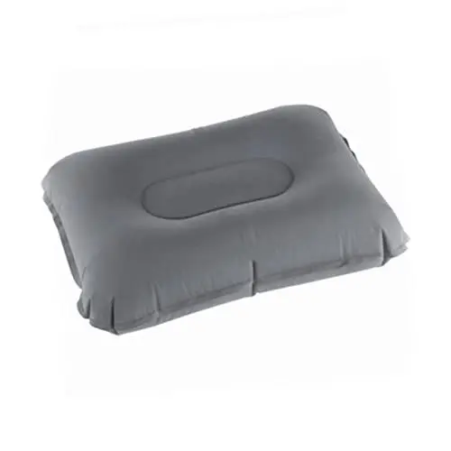 Produktbild: ULTECHNOVO Aufblasbares Kissen Für Outdoor Aktivitäten Superdicker Flockstoff Tragbares Reisekissen Grau Für Camping Und Reisen Ergonomisches Design