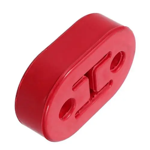 Produktbild: ULTECHNOVO Auspuffrohr Halterung Isolator Für LKW Isolator-abgassystem Für Stoßdämpfer Einstellbarer Isolator Auspuffhalterung Aus Kunststoff Endrohraufhänger Isolator Für Auto Rot Plastik
