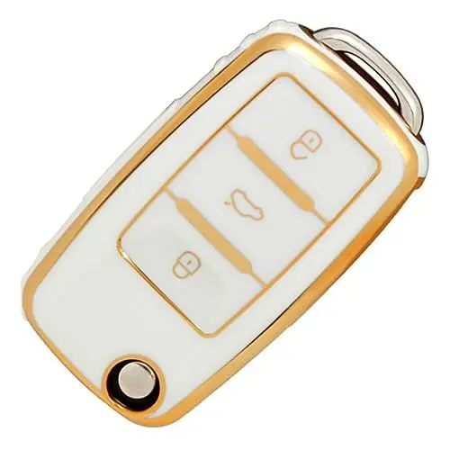 Produktbild: ULTECHNOVO Auto Schlüssel Fall Schlüsselanhänger-abdeckungen Auto Schlüssel Halter Fob-Halter Schlüsselbox Schlüsseletui Für Autoschlüssel Schutz Für Schlüsselanhänger Tastenabdeckungen TPU