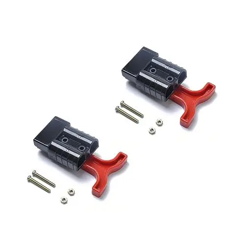 Produktbild: ULTECHNOVO Batterieanschluss Schnellkupplung trennen Batterie schnell abklemmen batterie batterie verbinder wire stoßverbinder Akku-Schnellkupplungen Batterie-Schnellanschluss Black