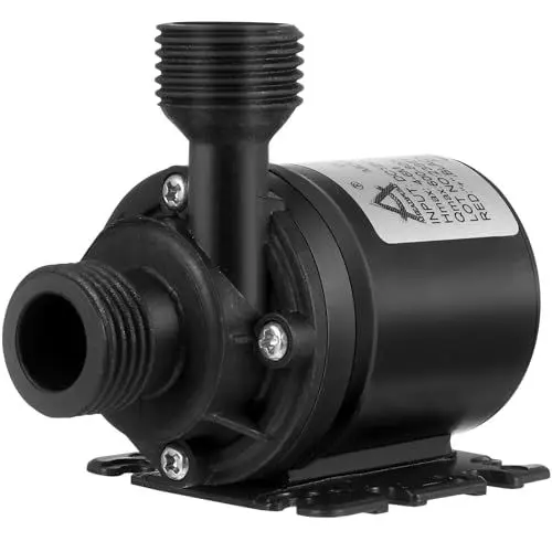 Produktbild: ULTECHNOVO DC 12V Bürstenlose Tauchwasserpumpe Ultra Leise mini Wasserpumpe 800L / H 5M für Fischteich Aquarien Brunnen Ausgüsse Solarwasserzirkulationssystem