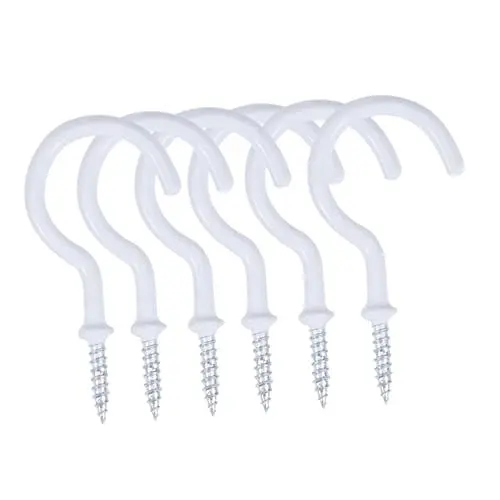 Produktbild: ULTECHNOVO 10er-pack Beschichtete Schraubhaken Deckenaufhänger Für Tassen Tassen Terrassenlichter Home Organizer