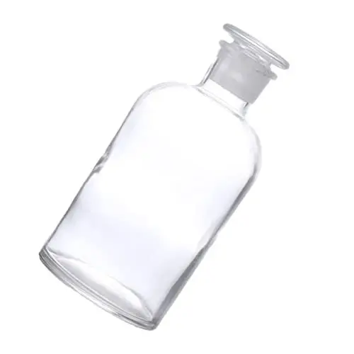 Produktbild: ULTECHNOVO Glasflasche 1 Stück Kappe Wissenschaft Schmalmittel Stil Labor Glasflaschen Soda Ml Schmalhals Labor Graduierte Chemische Stopfen Behälter Fläschchen Reagenz Durchscheinend Für