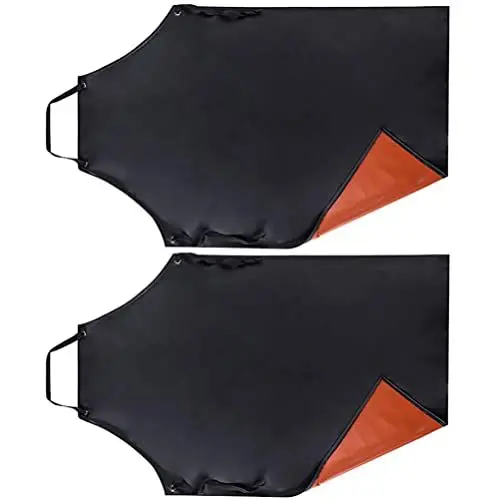 Produktbild: ULTECHNOVO Grill Zubehör 2 Kochschürzen Küchenschürzen Küchenschürzen Gärtnerschürze Verstellbare Kochschürze Haarschneideumhang Experimentierschürzen 110X80cm Grill Zubehör Grillzubehör