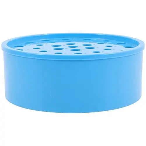 Produktbild: ULTECHNOVO Halter Für Zentrifugenröhrchen Aufbewahrungsregal Für Reagenzgläser Runder Zentrifugenröhrchenständer Runder Zentrifugenröhrchenhalter Für Chemielabor Blau Reagenzglasgestell