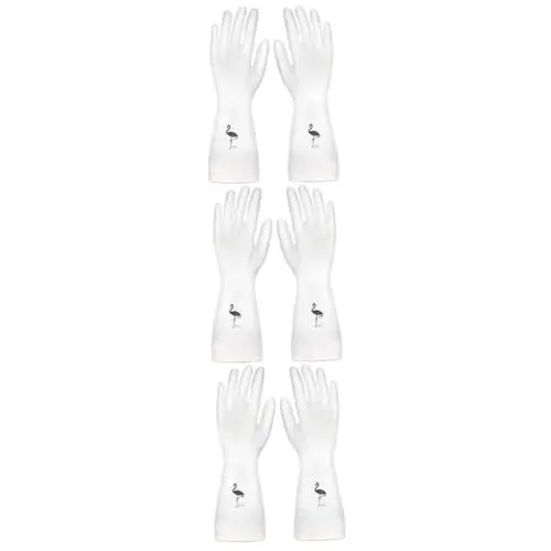Produktbild: ULTECHNOVO Handwärmer 3 Stück Waschbare Handschuhe Der Gauntlet Gummi Wischhandschuh Handmuffen Der Ove Handschuh e Waschhandschuhe Kein Küchenhandschuh Fenster Latex Handschuhe Küchen