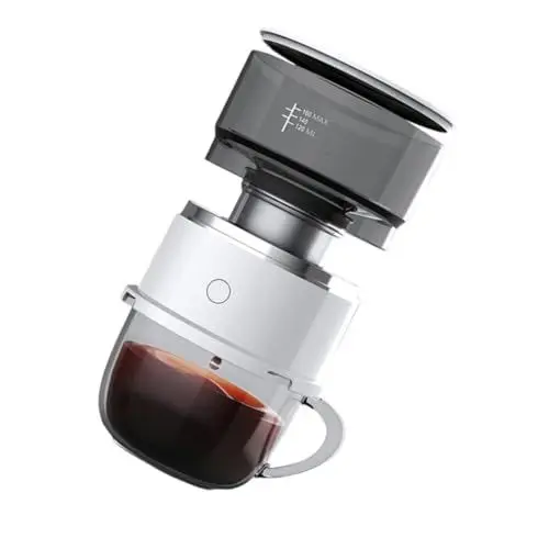 Produktbild: ULTECHNOVO Kaffeemaschine Kaffeemaschine Einzeltasse Tropfmaschine Edelstahlgewebe Kompakt Einfach Zu Bedienen Zufälliger Stil