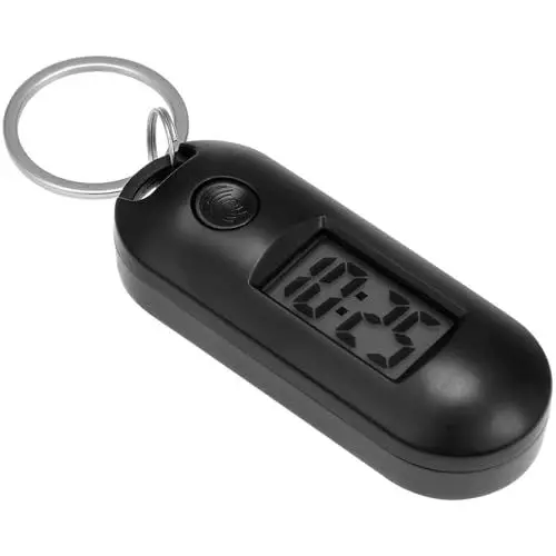 Produktbild: ULTECHNOVO Mini-Taschenuhr, Geräuschlose Digitale Elektronische Uhr, Kann an Rucksäcken, Schlüsselanhängern Aufgehängt Werden, Unisex, Geeignet für Studenten, Krankenschwestern, Klettern im Freien