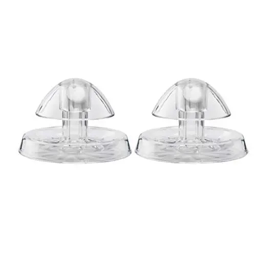 Produktbild: ULTECHNOVO Schneckenfalle für Aquarien, transparent, Kunststoff, Schneckenfalle für Wasseraquarien (8 x 8 x 4 cm, 2 Stück)