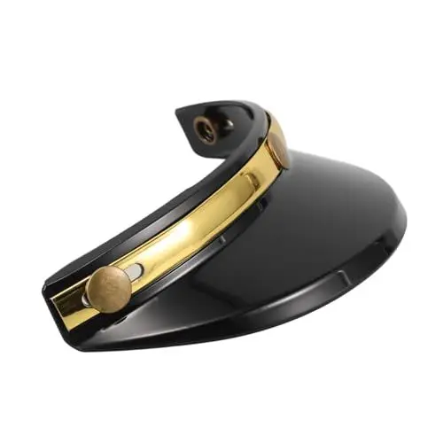 Produktbild: ULTECHNOVO Visier Ersatz Für Fahrradhelm Sonnenschutzvisier Für 3/4 Helm My02 Retro Style Visier
