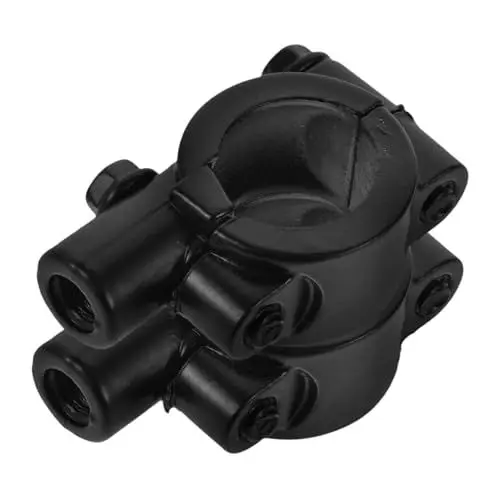 Produktbild: ULTECHNOVO Spiegelhalterung Spiegelverlängerungen Für Lenkerhalterung -seitenspiegelhalter Lenkerklemmen Für Motorräder -spiegelkorb Motorradspiegelhalter Black Eisen