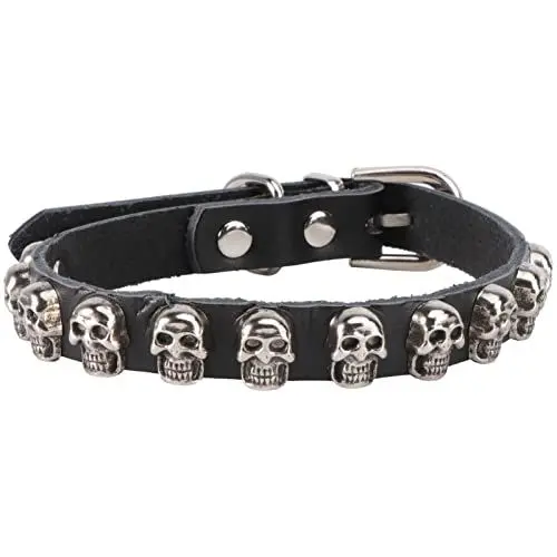 Produktbild: ULTECHNOVO Zubehör für Kätzchen Katzen Halsband Halsband Cool Verstellbar für Katzen Urlaub Hunde Accessoires Gothic Nieten Haustier Groß für Halsband Kleid Tier Hund Haustiere