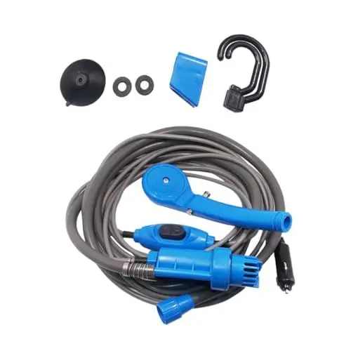 Produktbild: ULTECHNOVO Tragbares Camping-duschset 12 V Auto-außendusche Zum Sonnenbaden Auf Reisen Haustierwäsche