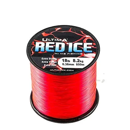 Produktbild: Ultima Red Ice Meeresangelschnur, Fluo-Rot, 18