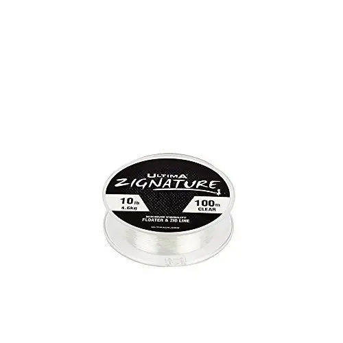 Produktbild: Ultima Zignature Spezialist Zig Angelschnur 100m Spule, Transparent, 0.35mm-15.0lb/6.8kg