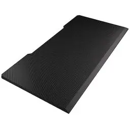 Produktbild: Ultimate Setup Tischplatte 160x80, Schreibtischplatte 160x80, Gaming Tisch 160x80, Bürotisch 160x80, Massive MDF Platte (Schwarz, Carbon 160x80x2,5 cm)