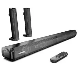 Produktbild: ULTIMEA 2.2 Soundbar für TV Geräte, Teilbare 2-in-1 Soundbar für Fernseher, TV-Lautsprecher mit Mehreren über APP einstellbaren EQ-Modi, Bluetooth 5.3, ARC/Optisch/Aux, Apollo S40 Pro, 2025 Version
