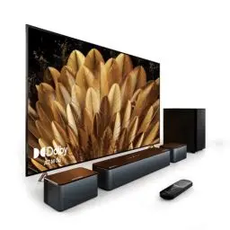 Produktbild: ULTIMEA 5.1 Soundbar mit Dolby Atmos, 3D Surround Sound System, Soundbar für TV Geräte mit Subwoofer, 2 Rear-Lautsprechern, Soundbar Bluetooth 5.3 mit Einstellbarem Bass, Poseidon D60