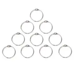 Produktbild: ULTNICE 10 Stück 65 mm Buchringe Heftring für Alben Loseblatt