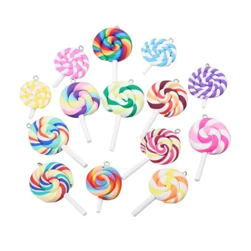Produktbild: Ultnice Lollipop-Requisiten, Regenbogen-Wirbel, 36 Stück
