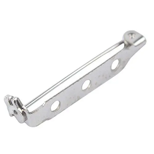 Produktbild: ultnice 50pcs Brosche von des Brooch-Brosche der Stockschraube von der Rückseite der Edelstahl 37 mm