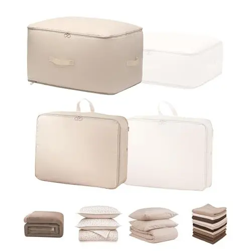 Produktbild: Ultra Platz Sparender Selbstkomprimierender Organizer, Extrem Platzsparender, Komprimierender Beutel, Groß Bewegliche Organizertaschen for Bettdecken Kleidung Decken, 54 * 42 * 50 cm/40 * 12 * 30cm