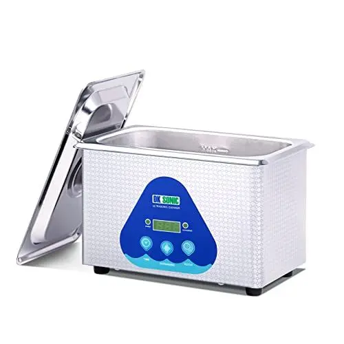 Produktbild: Ultraschallreiniger Ultraschallreinigungsgerät, DK SONIC 700ml Schmuck Reinigung Ultraschall für Uhren Sonnenbrille, Schmuck, Münzen, Rasierer(900ml, Silver)