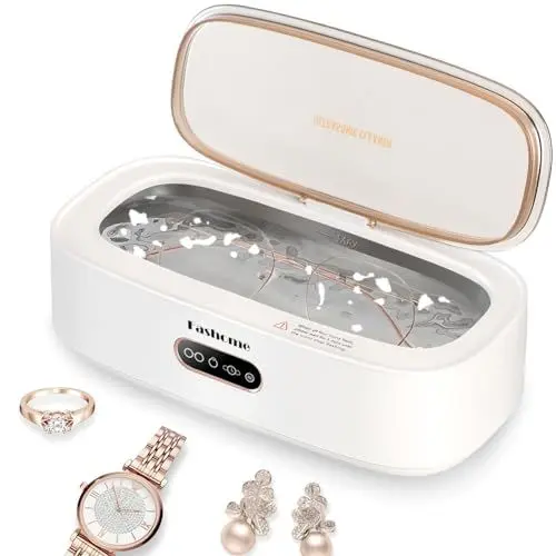 Produktbild: Ultraschallreinigungsgerät Ultraschallreiniger 45KHz, Ultrasonic Cleaner für Brillen Uhren Schmuck Ringe Halsketten Make-up-Pinsel