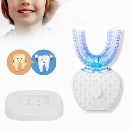 Produktbild: Ultraschall-Zahnbürste, 360-Grad-U-Förmige Elektrische Automatische Sonic-Zahnbürste Elektrische Zahnbürste Kinder Ultraschall für Für Erwachsene Kinder