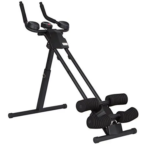 Produktbild: Ultrasport Bauchtrainer Ultra 150 Curved, Fitness Power AB Trainer. Platzsparender Bauchmuskeltrainer für Muskelaufbau, Fitness und als Unterstützung beim Abnehmen, alles in einem Gerät