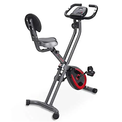 Produktbild: Ultrasport F-Bike 300B Cyclette mit Schienale Trainingscomputer App Sensoren für Handpulsationen Cyclette Pieghevole mit 8 Widerstandsstufen Gewicht Massimo Usent 100 kg Nero und Dunkelgrau