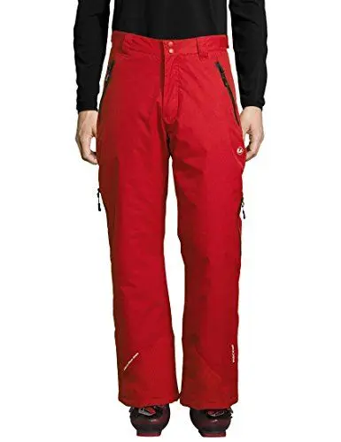 Produktbild: Ultrasport Herren Amud Ski-und Snowboard-Funktionshose, Rot/Schwarz, M